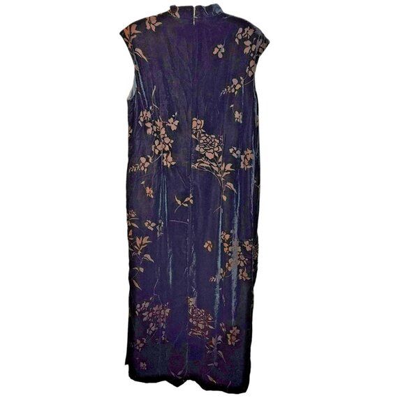 Jessica Howard Petite 14 Black Floral Keyhole Midi Dress | Cocktail Party - Picture 8 of 9